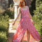 Viscose Dressmaking Fabric 'Bagheera' by Eglantine et Zoé in Pomegranate Red