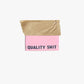 'Quality Shit' Sewing Labels in Pastel Colours by Kylie and the Machine, Sweary Sewist