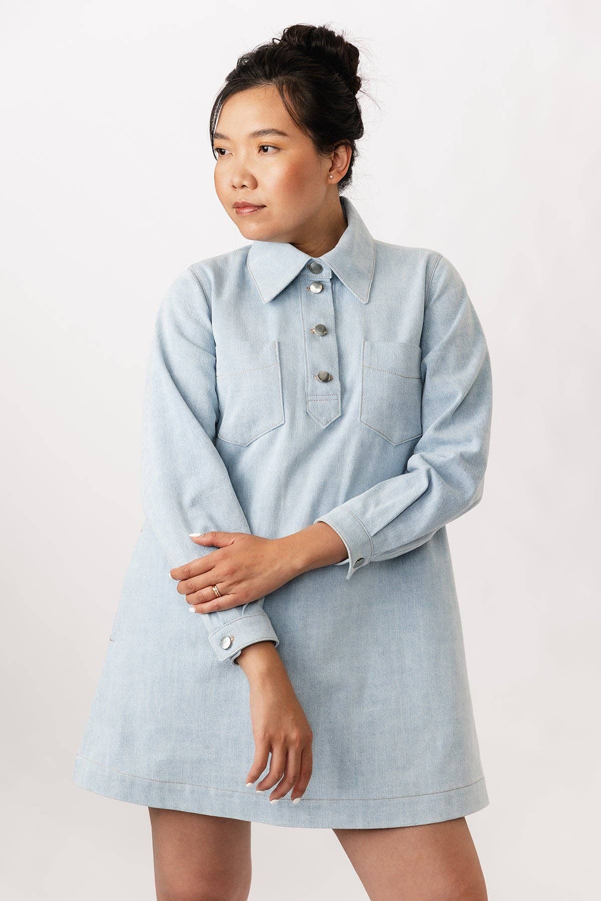 Loviisa Shirt Dress Sewing Pattern by Named