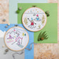 Wild Swimming Embroidery Kit (Swim), Complete Craft Kit