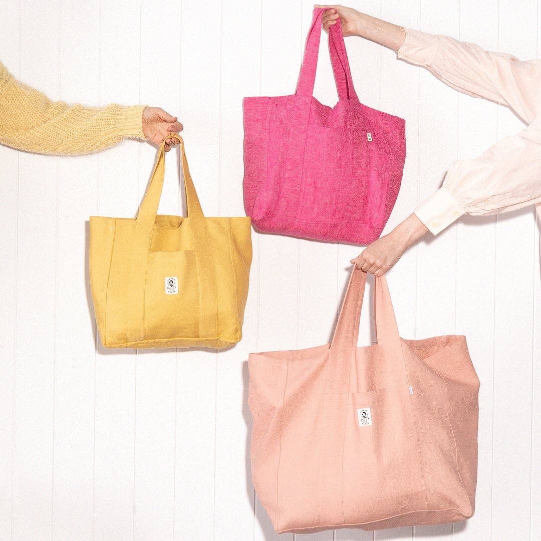 Mule Tote Bag Sewing Pattern by Kylie And The Machine, Beginner Friendly Printed Paper Pattern
