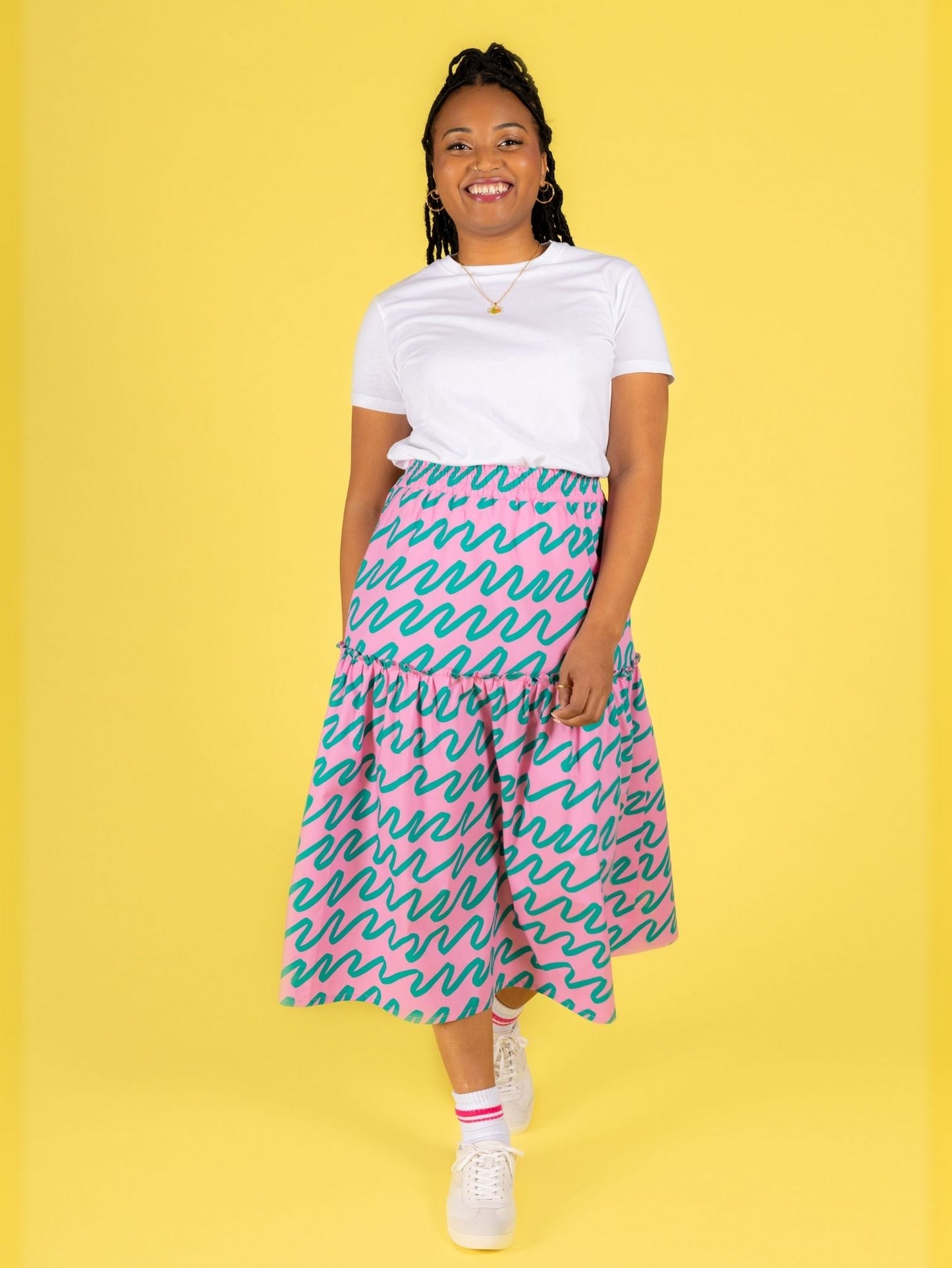 Tilly and the Buttons, Luella Tiered Skirt, Dressmaking Pattern for Confident Beginners
