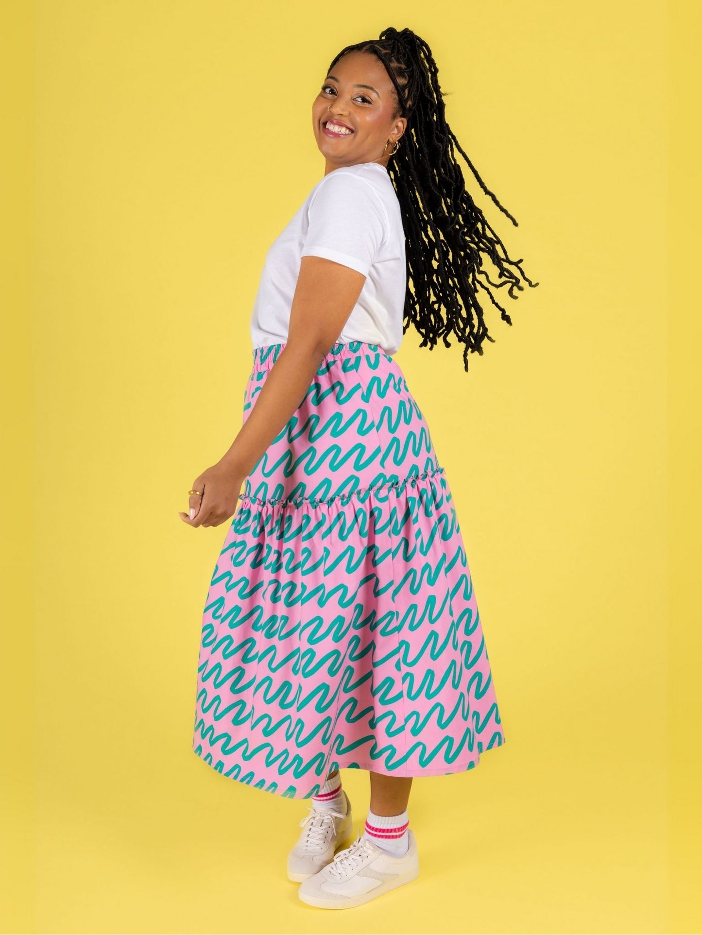 Tilly and the Buttons, Luella Tiered Skirt, Dressmaking Pattern for Confident Beginners