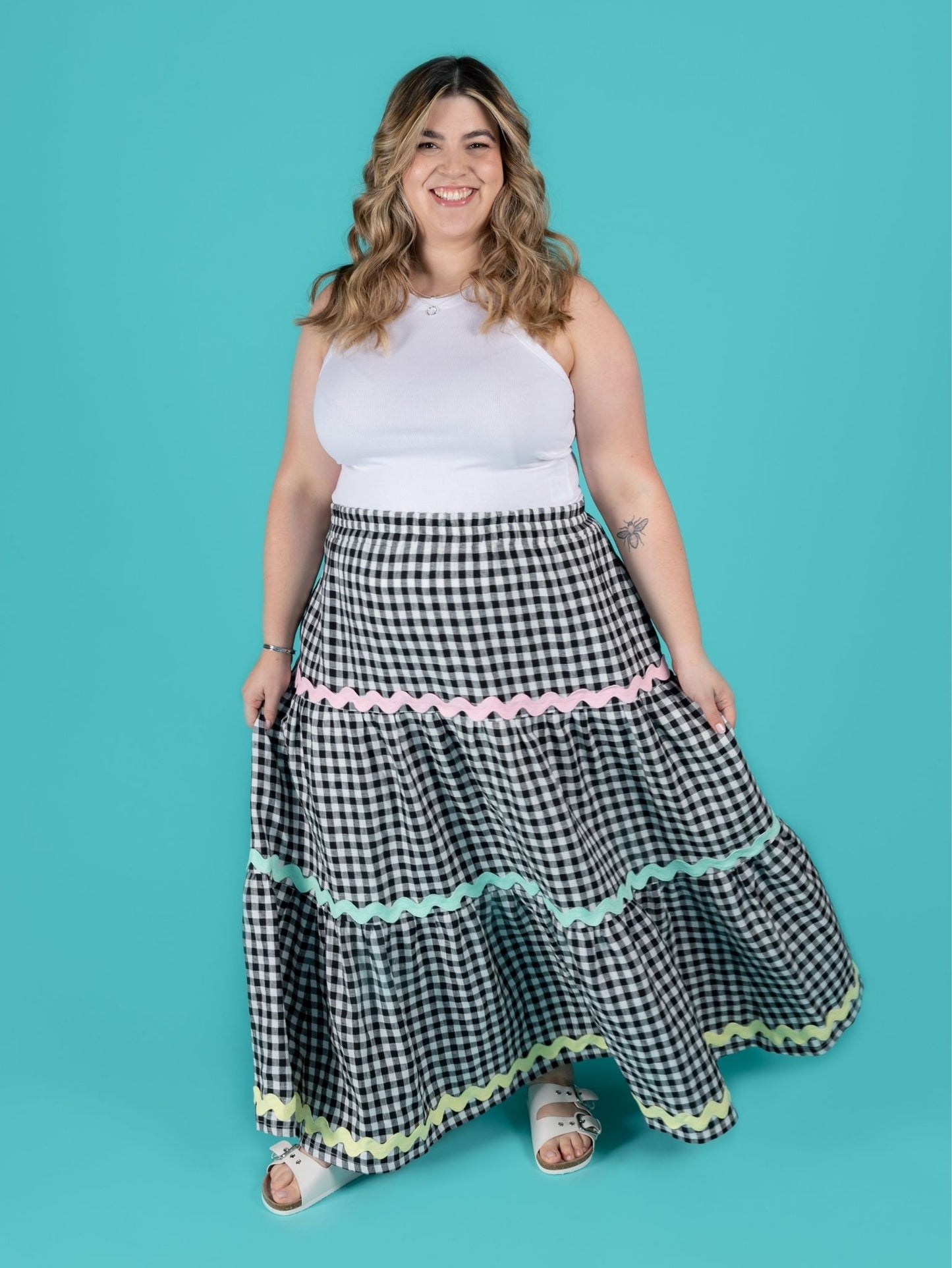 Tilly and the Buttons, Luella Tiered Skirt, Dressmaking Pattern for Confident Beginners