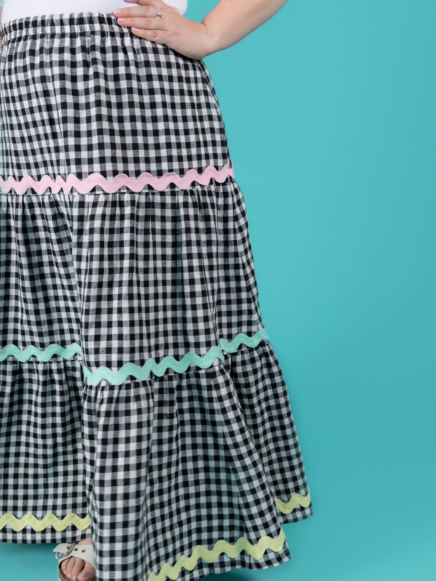 Tilly and the Buttons, Luella Tiered Skirt, Dressmaking Pattern for Confident Beginners