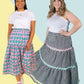 Tilly and the Buttons, Luella Tiered Skirt, Dressmaking Pattern for Confident Beginners