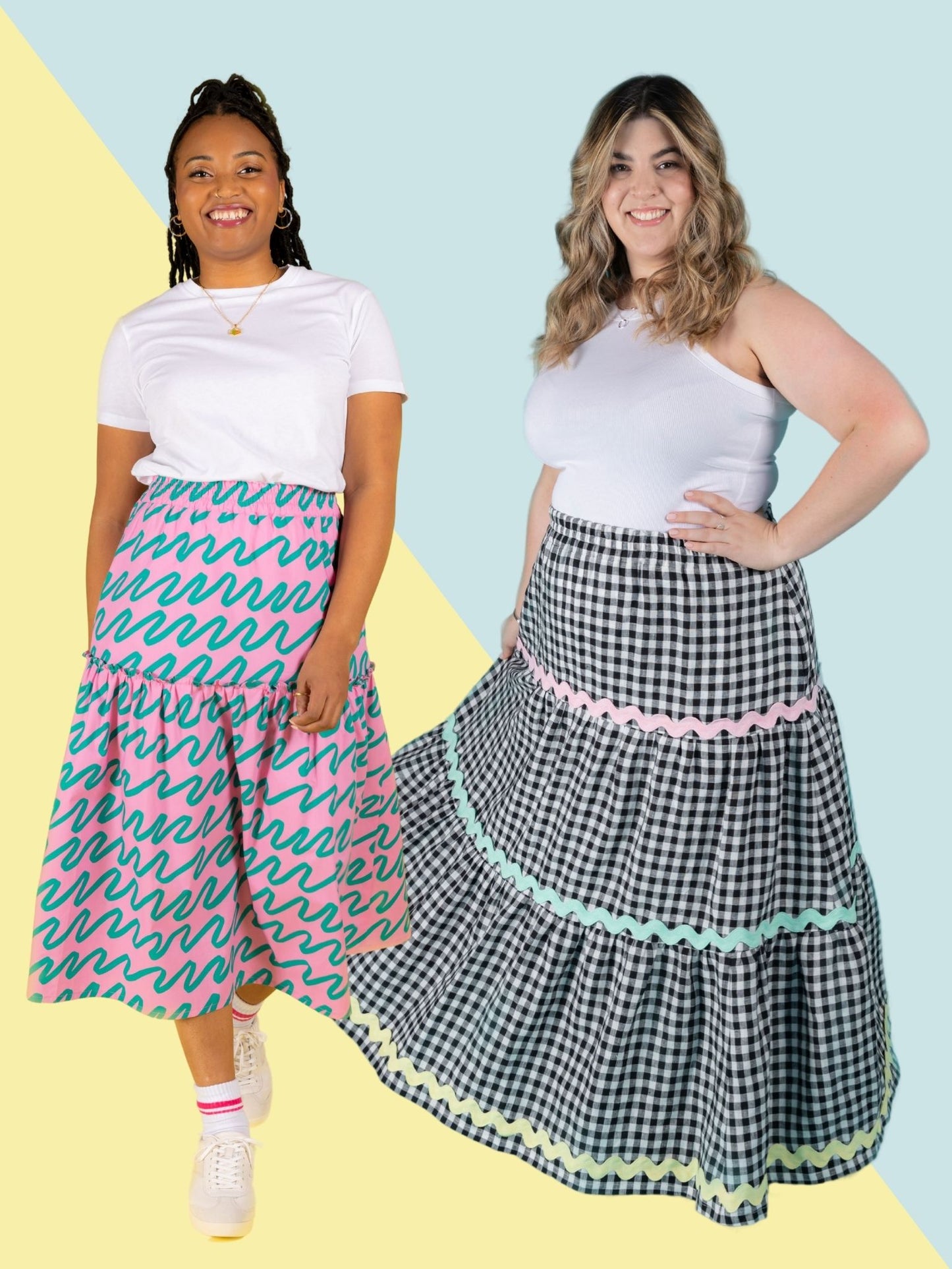 Tilly and the Buttons, Luella Tiered Skirt, Dressmaking Pattern for Confident Beginners