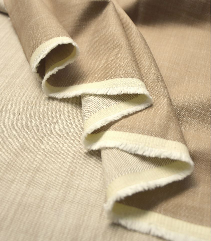 Cappuccino Denim Fabric by Cousette