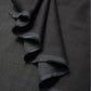 Deep Black Denim Fabric by Cousette